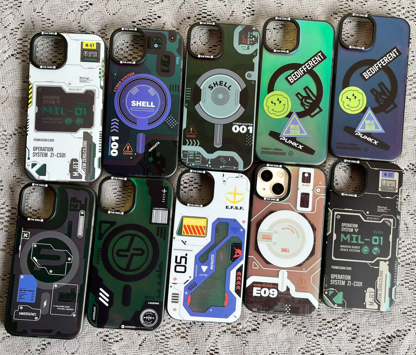 The SHELL E09 Printed case for iPhone