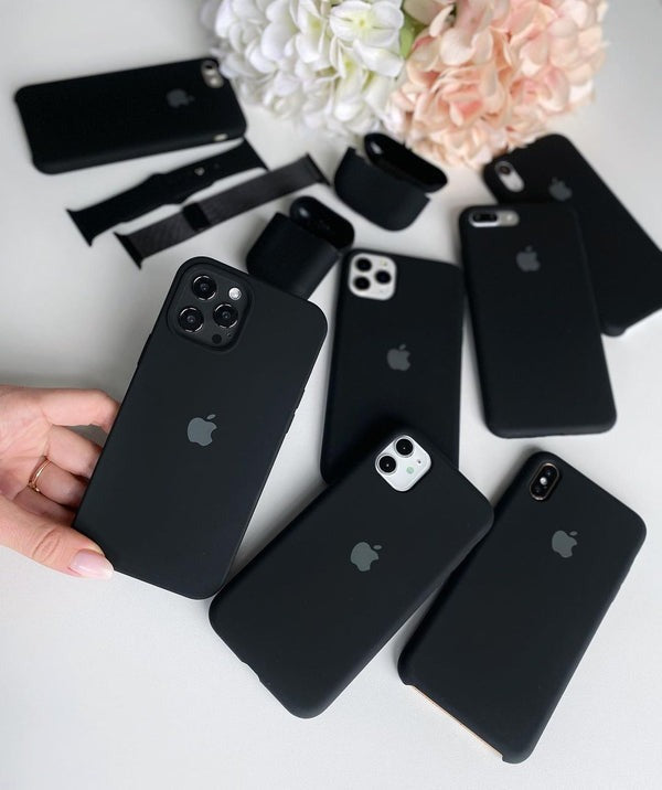 Black OG Silicone Case for iPhone