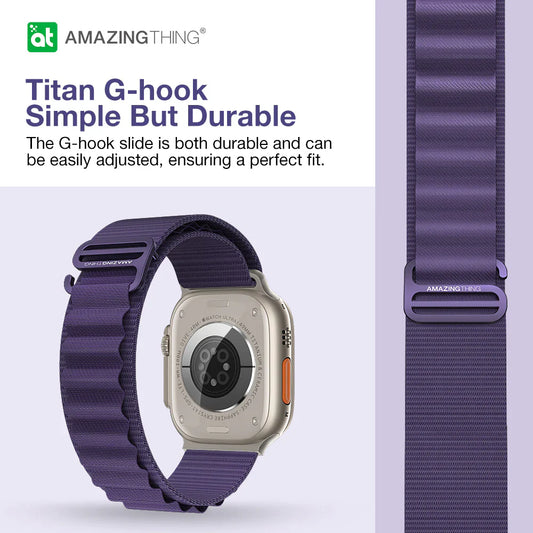 AMAZINGTHING TITAN SPORT Alpine Loop Apple Watch Band for Apple Watch 49mm/46mm/45mm/44mm