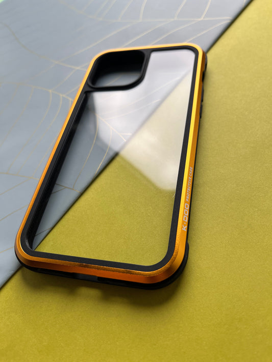 K-Doo Ares Gold Machined Aluminium Bumper Case for iPhone