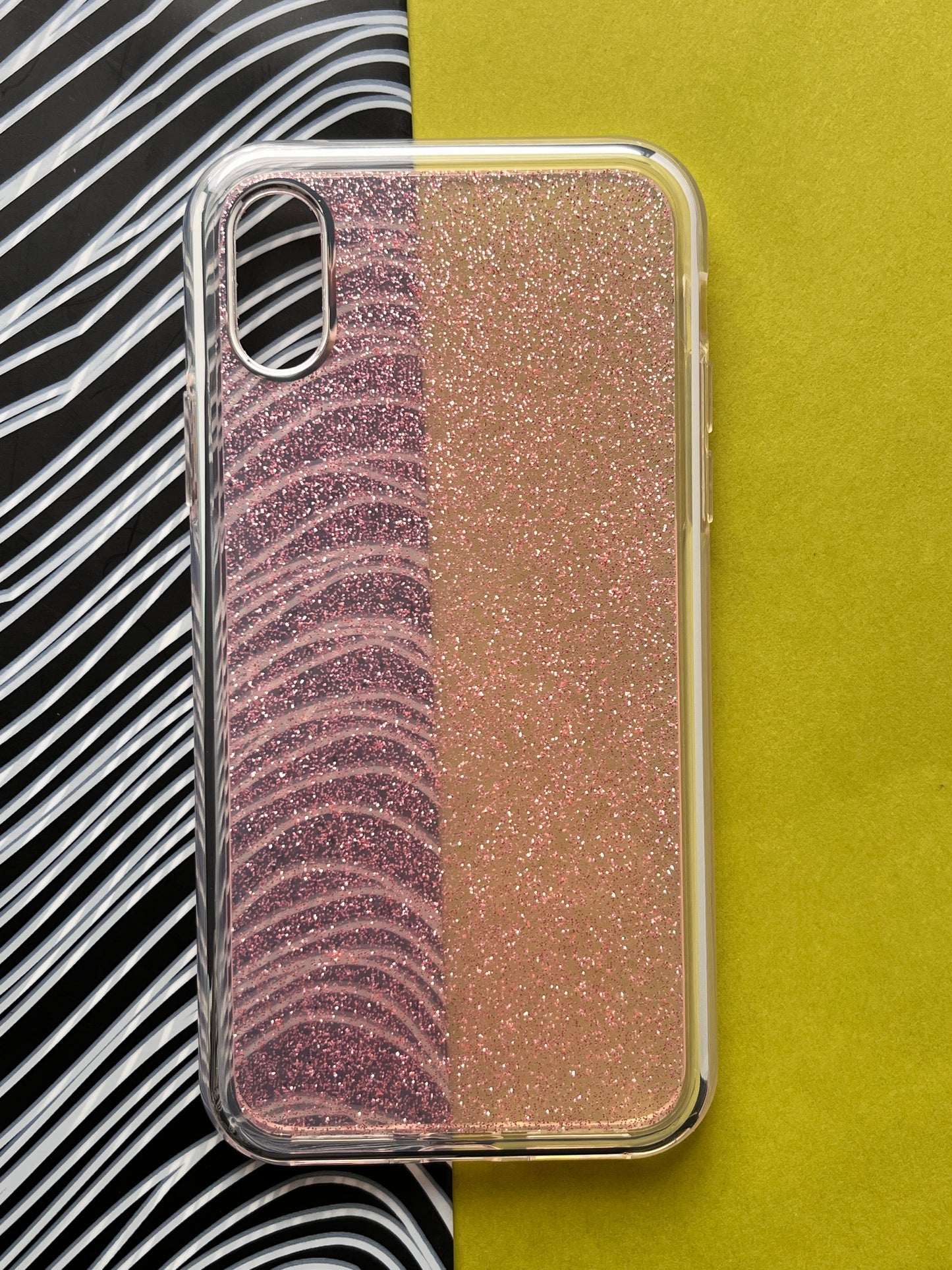 Light Pink Simple Fashion Shimmer case for iPhone