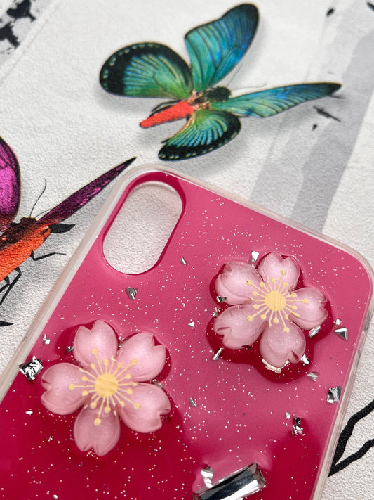 Ladies Spacial Floral Stone Diamond Case