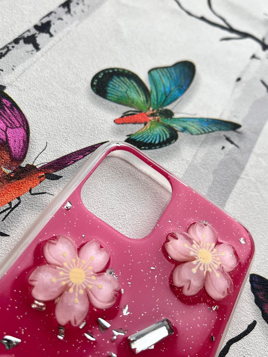 Ladies Spacial Floral Stone Diamond Case