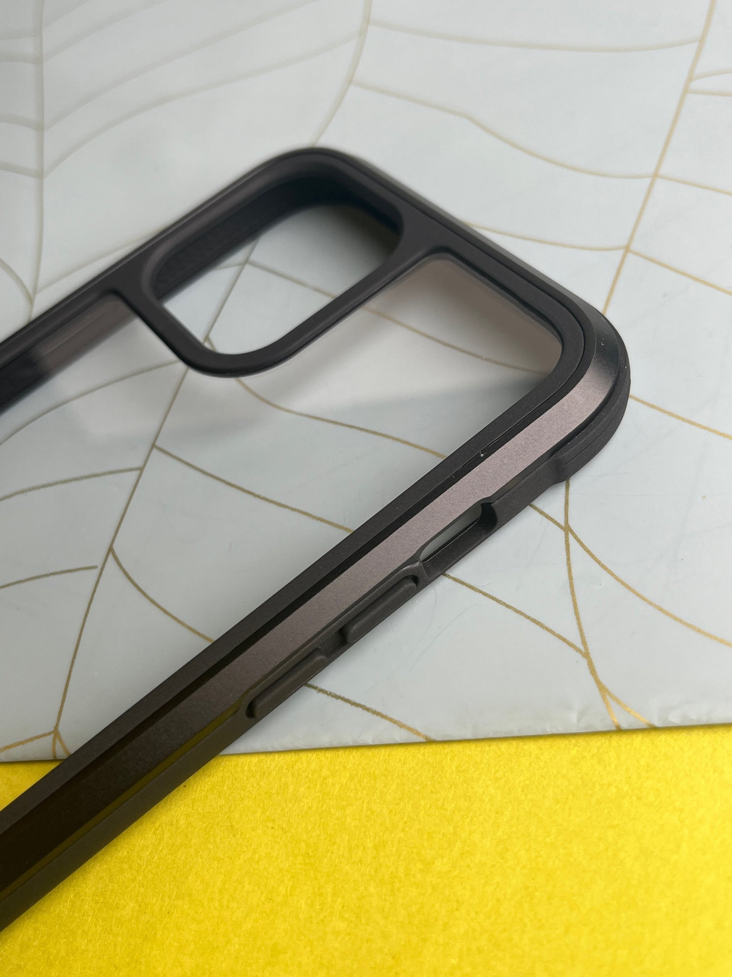 K-Doo Ares Black Machined Aluminium Bumper Case for iPhone