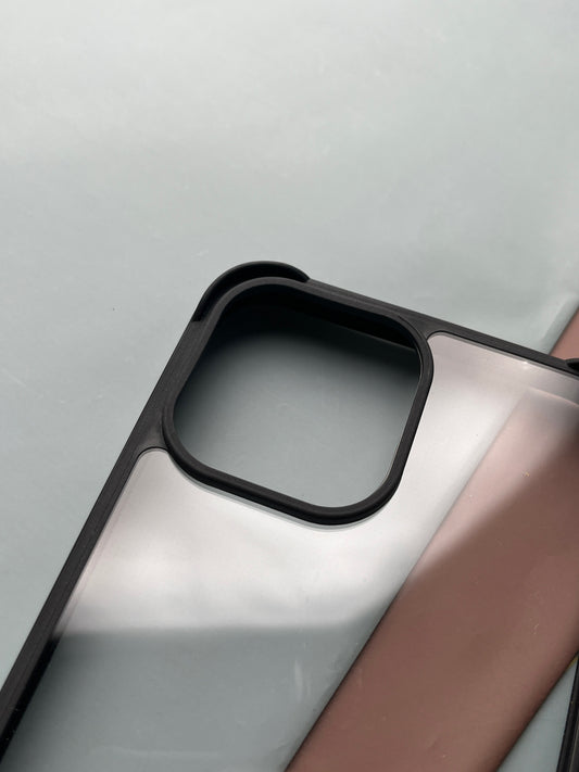 Meephone Black simple fashion intelligent protection case for iPhone