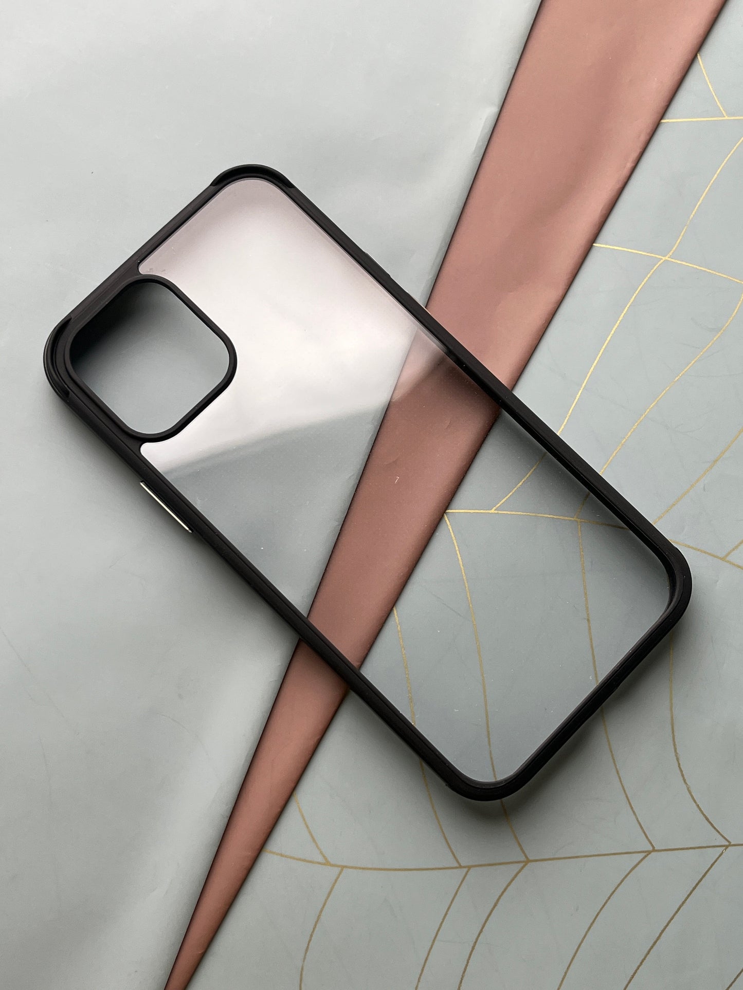 Meephone Black simple fashion intelligent protection case for iPhone