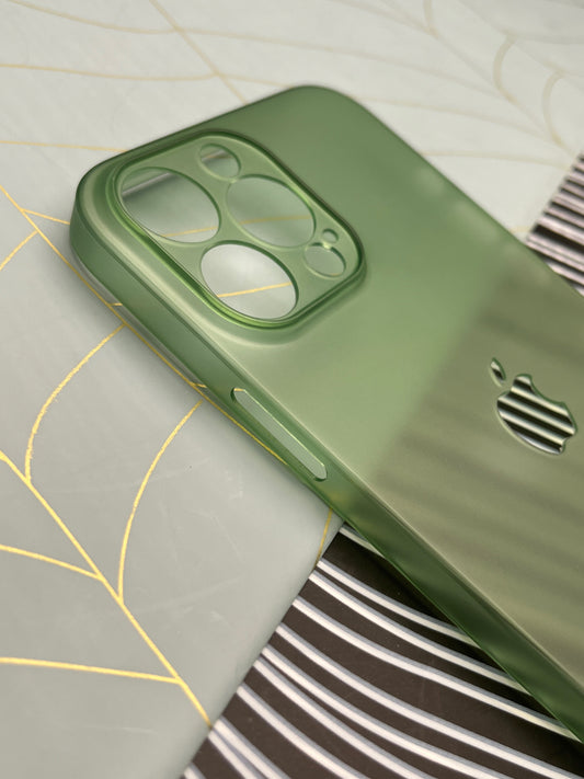 K-Doo Green Ultra Slim Logo Cut Paper Case For iPhone