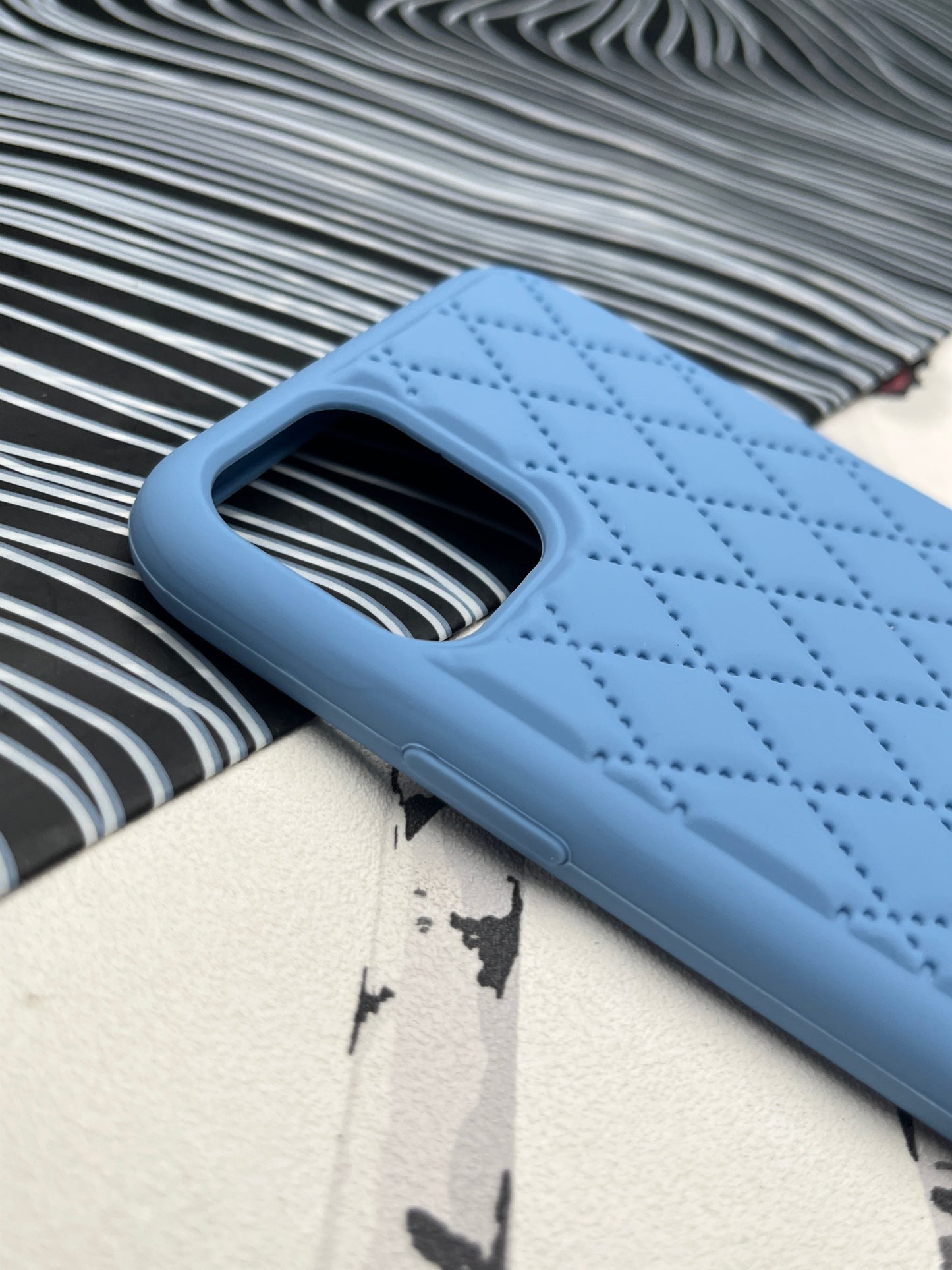 Quilted Matte Silicone Case