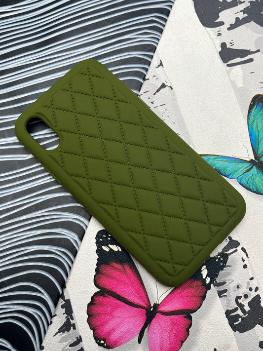 Quilted Matte Silicone Case