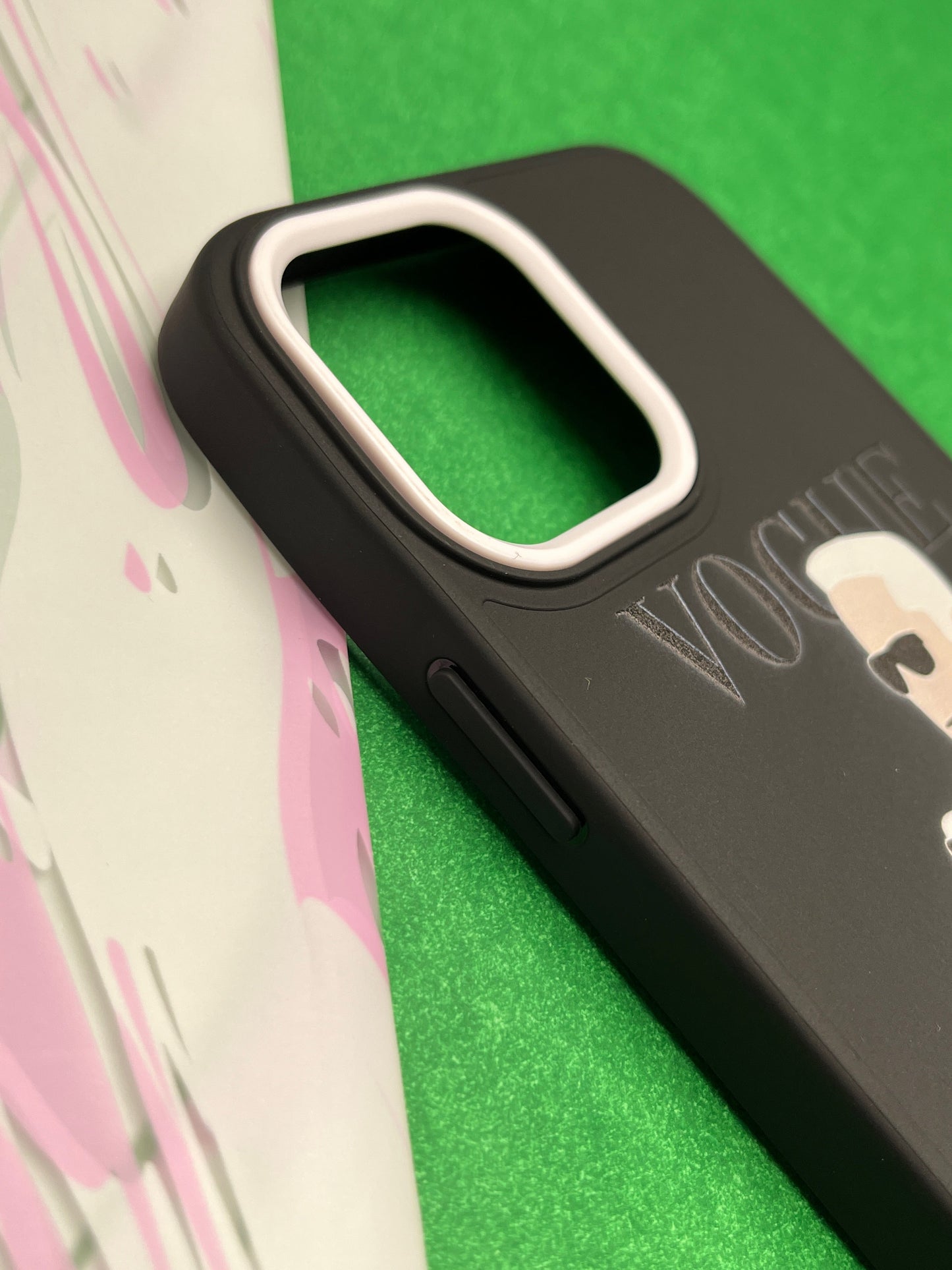 Karl Lagerfeld Agent Print Matte Soft Silicone Case For iPhone