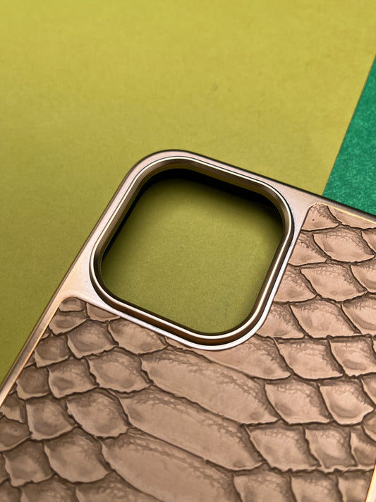 HDD Skin Crocodile Genuine Leather Case For iPhone