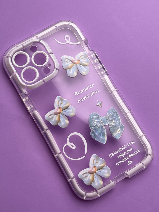 Girlish Bow Radium Bumper Case For iPhone