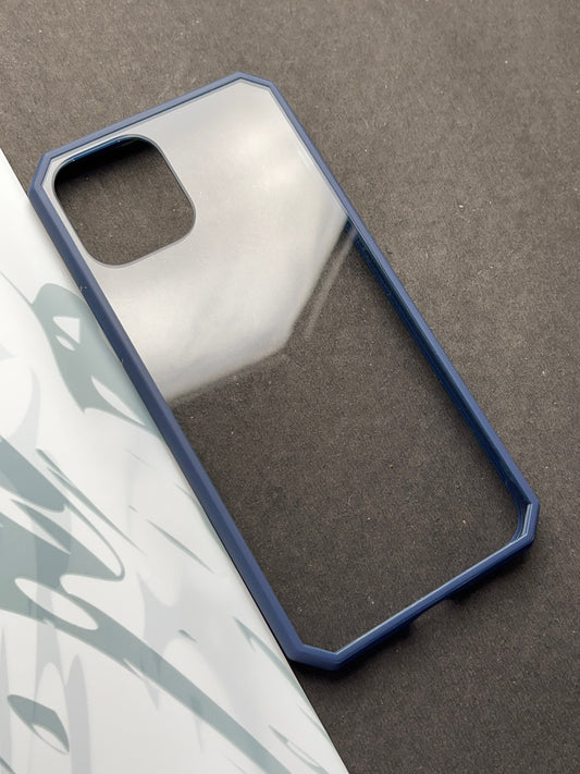 Comic Blue series Clear non-yellow case for iPhone