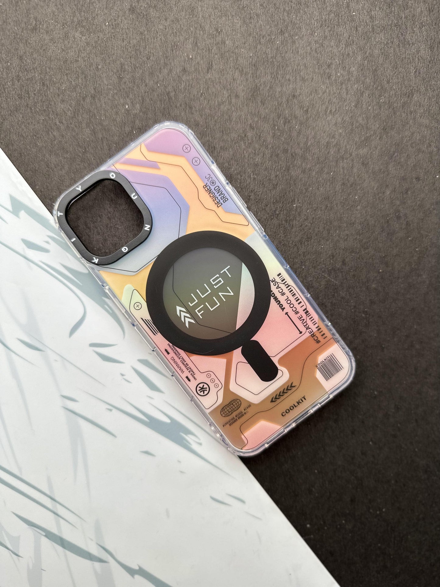 Youngkit Futuristic Circuit With Magsafe Cyberpunk Case For iPhone