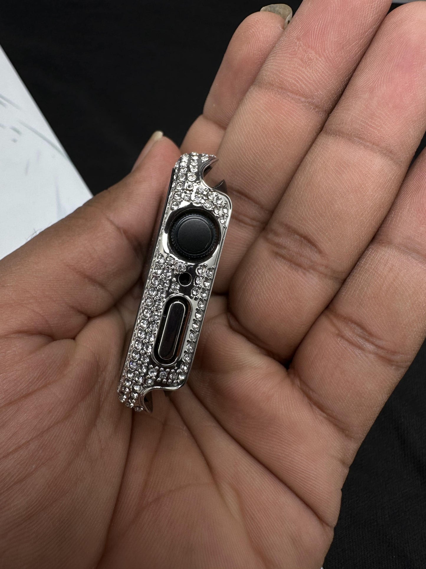 Silver Royal Diamond Case For Apple Watch