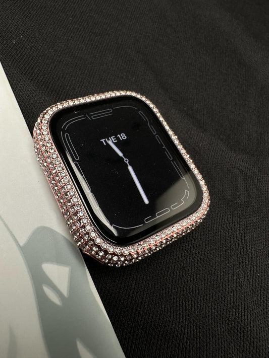 Pink Royal Diamond Case For Apple Watch