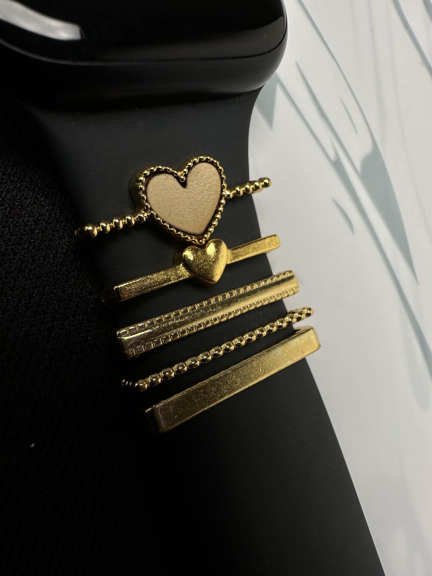 Universal Diamond Big Heart Charm Set For All Smart Watch