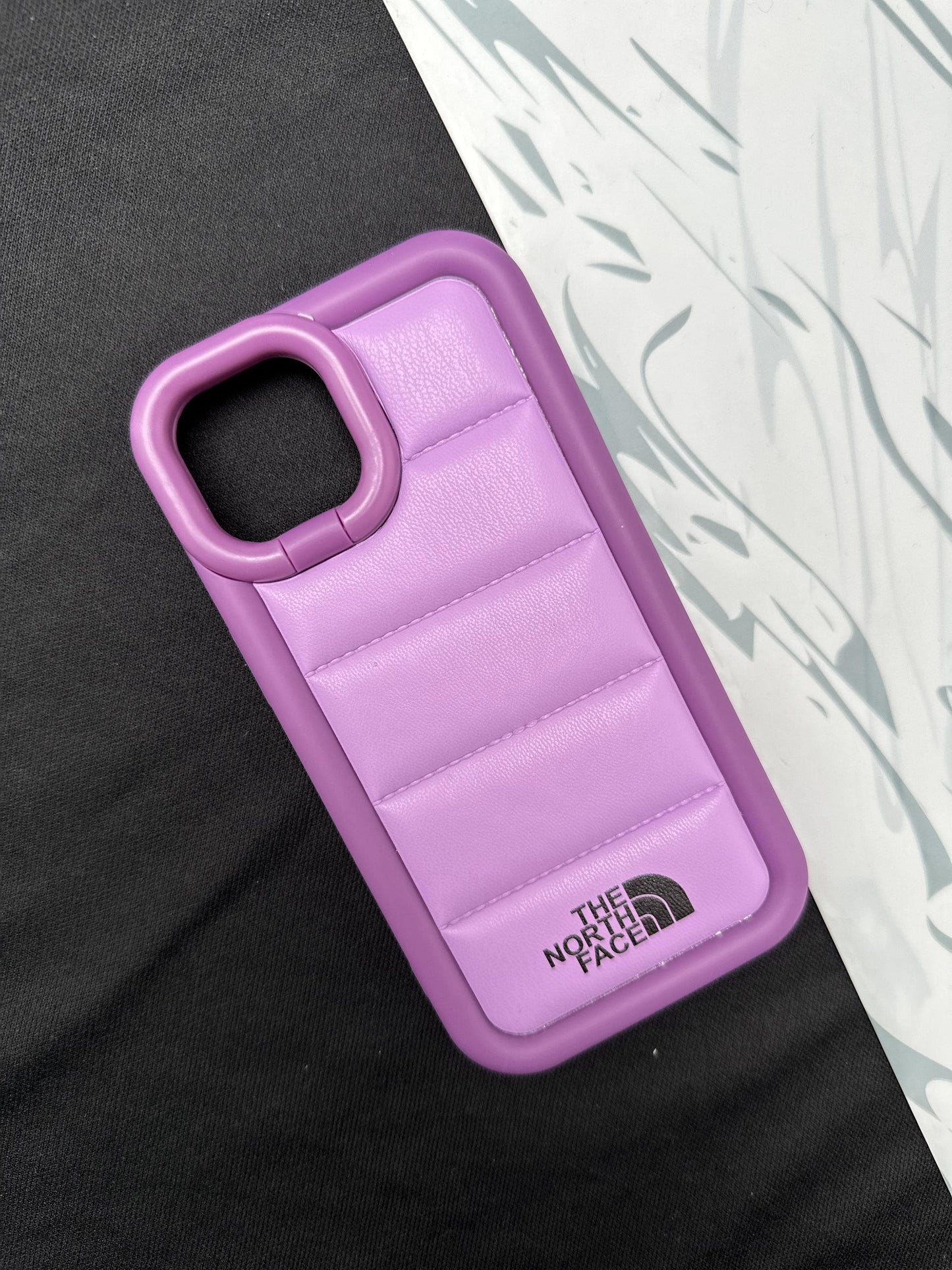 The North Face Purple Down Puffer Jacket Case For iPhone