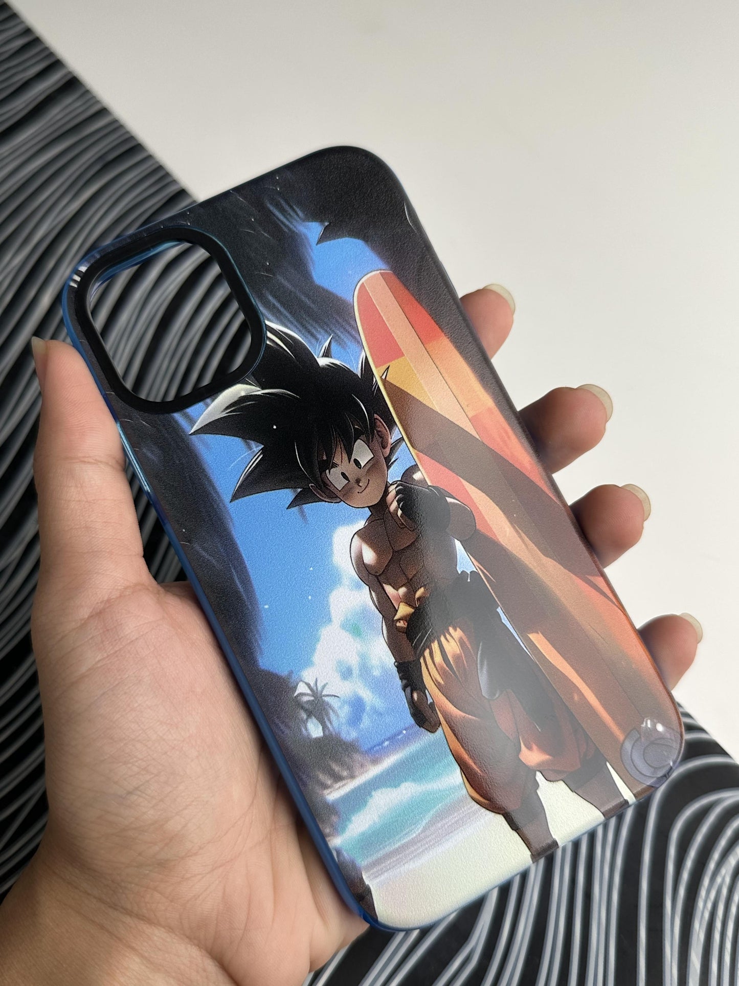 Goku 6 Pack Bumper Case For iPhone