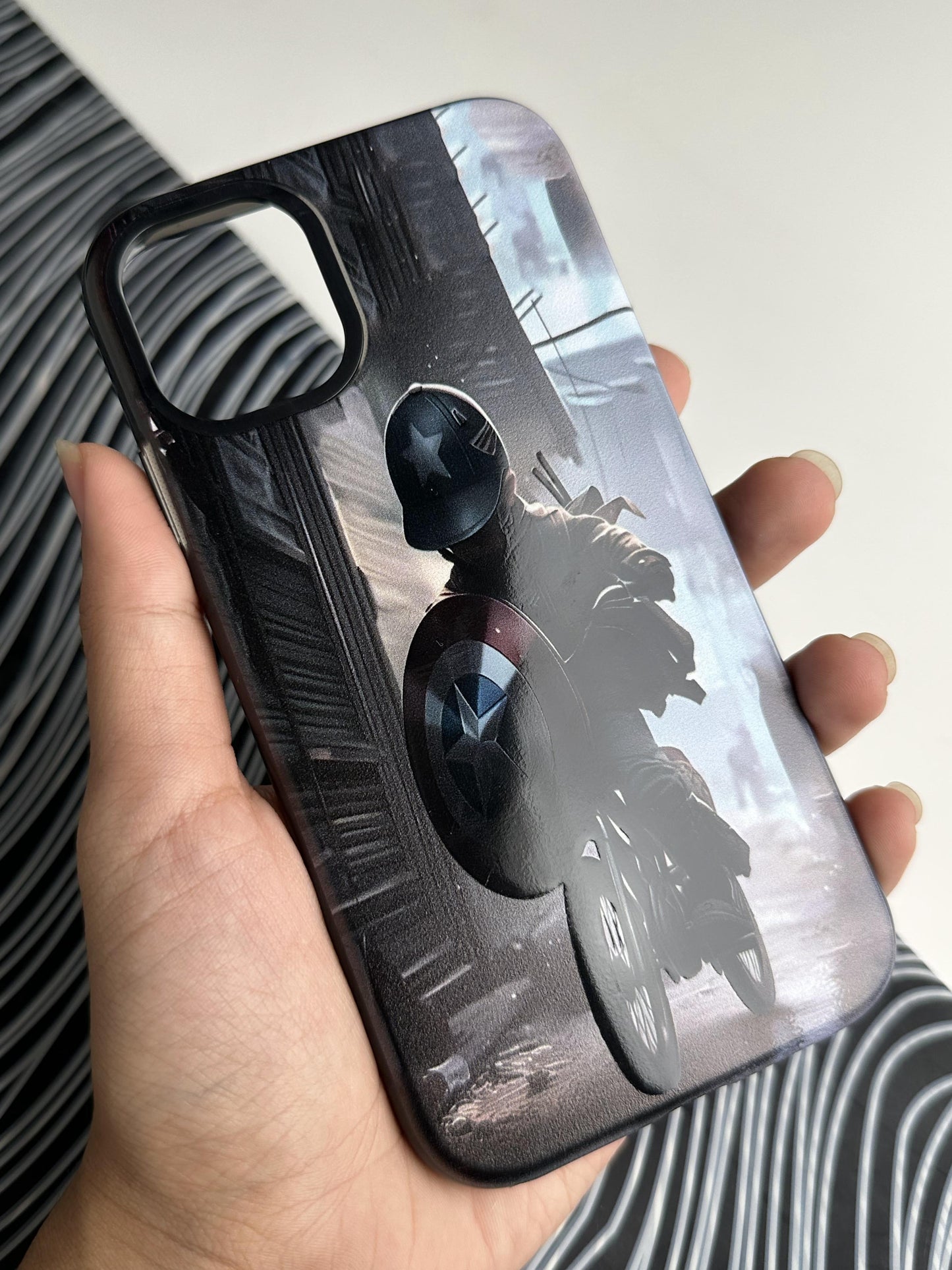 Captain America Cycling Bumper Case For iPhone