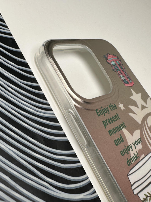 Classy Starbucks Laser Matte Case For iPhone