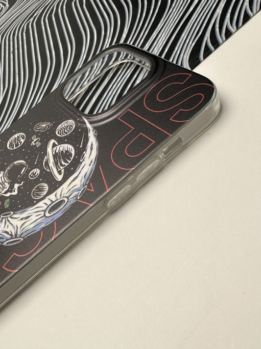 Classy SPACE Black Laser Matte Case For iPhone