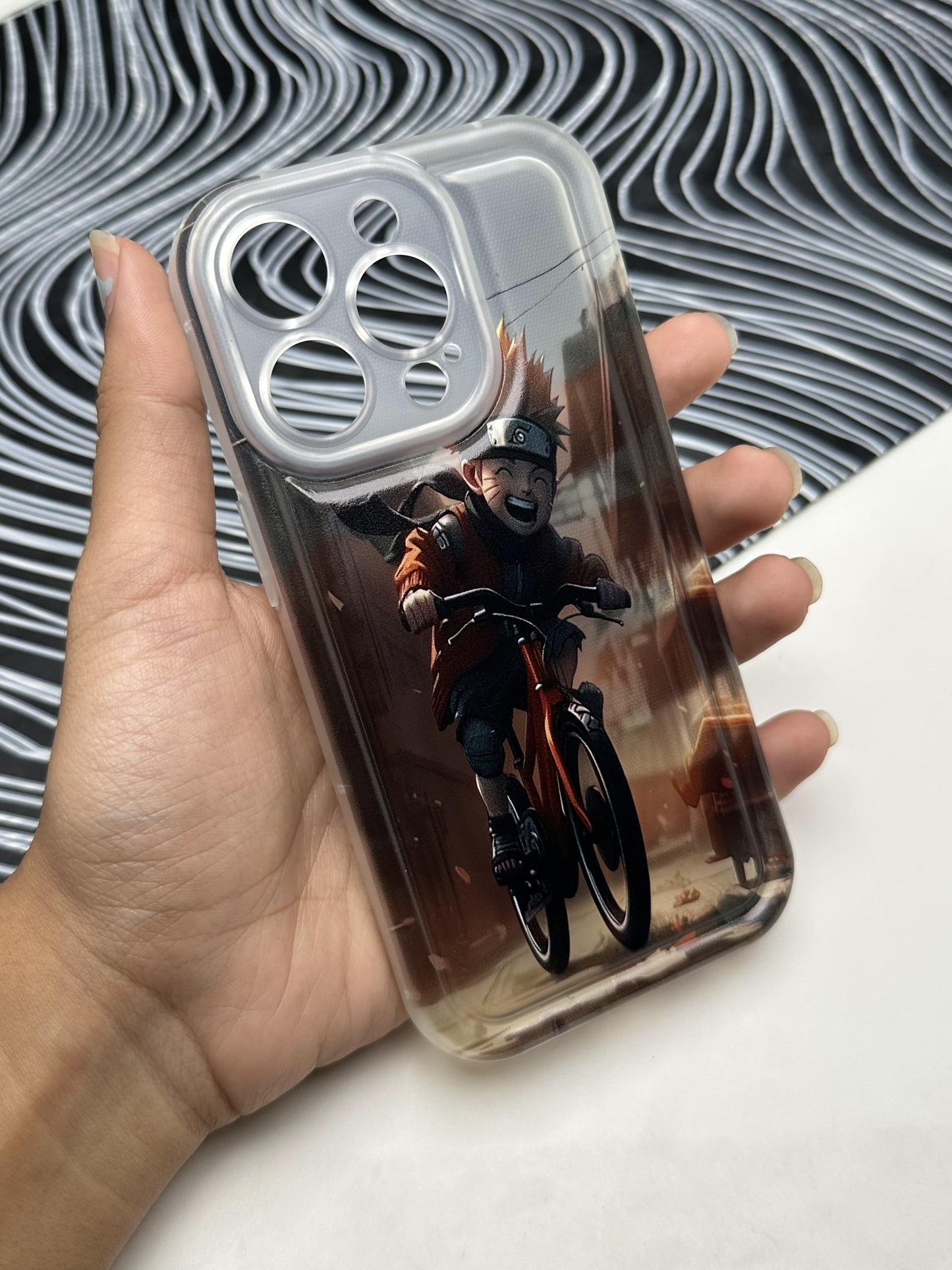 Naruto Cycling Soft Matte Bumper Case For iPhone