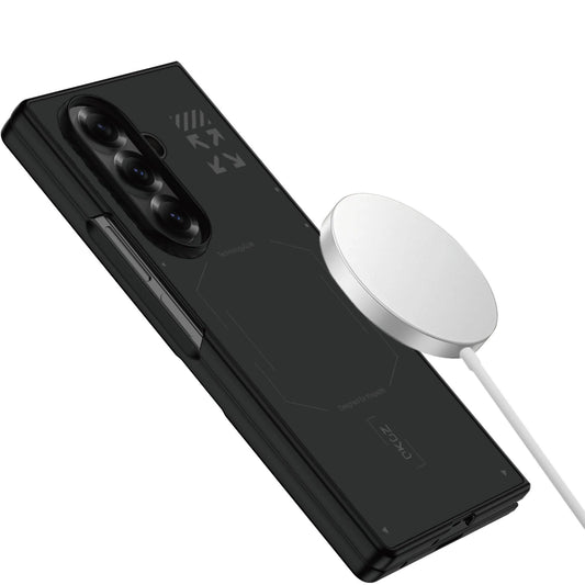 OKOZ Cyber Leather MagSafe Case for Samsung Galaxy Z Fold7