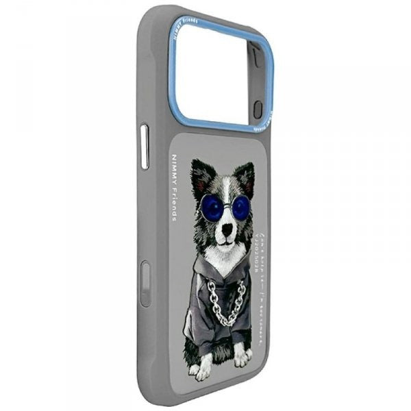 Nimmy Glasses Cool Dog Gray case for iPhone 17 Pro