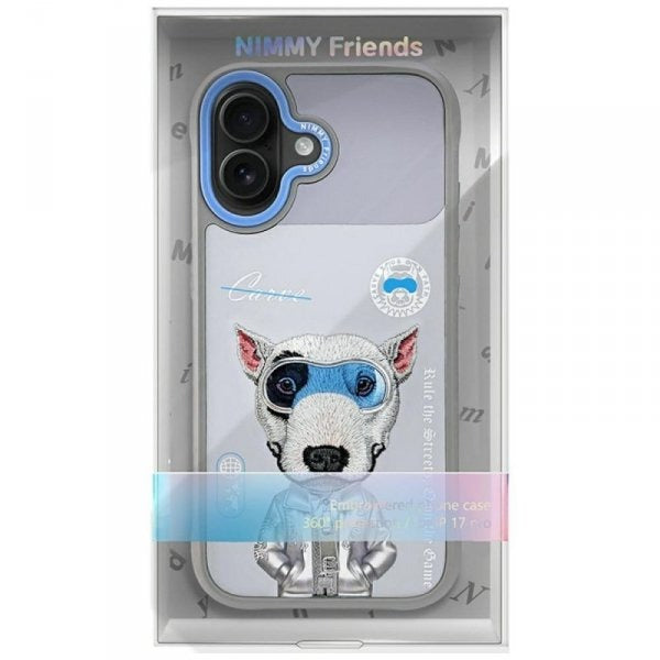 Nimmy Cool&Cute 2.0 Gray Dog case for iPhone 17