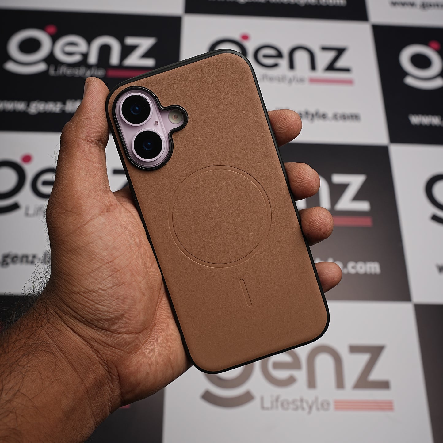 X-level Gold Duke Leather case with MagSafe for iPhone