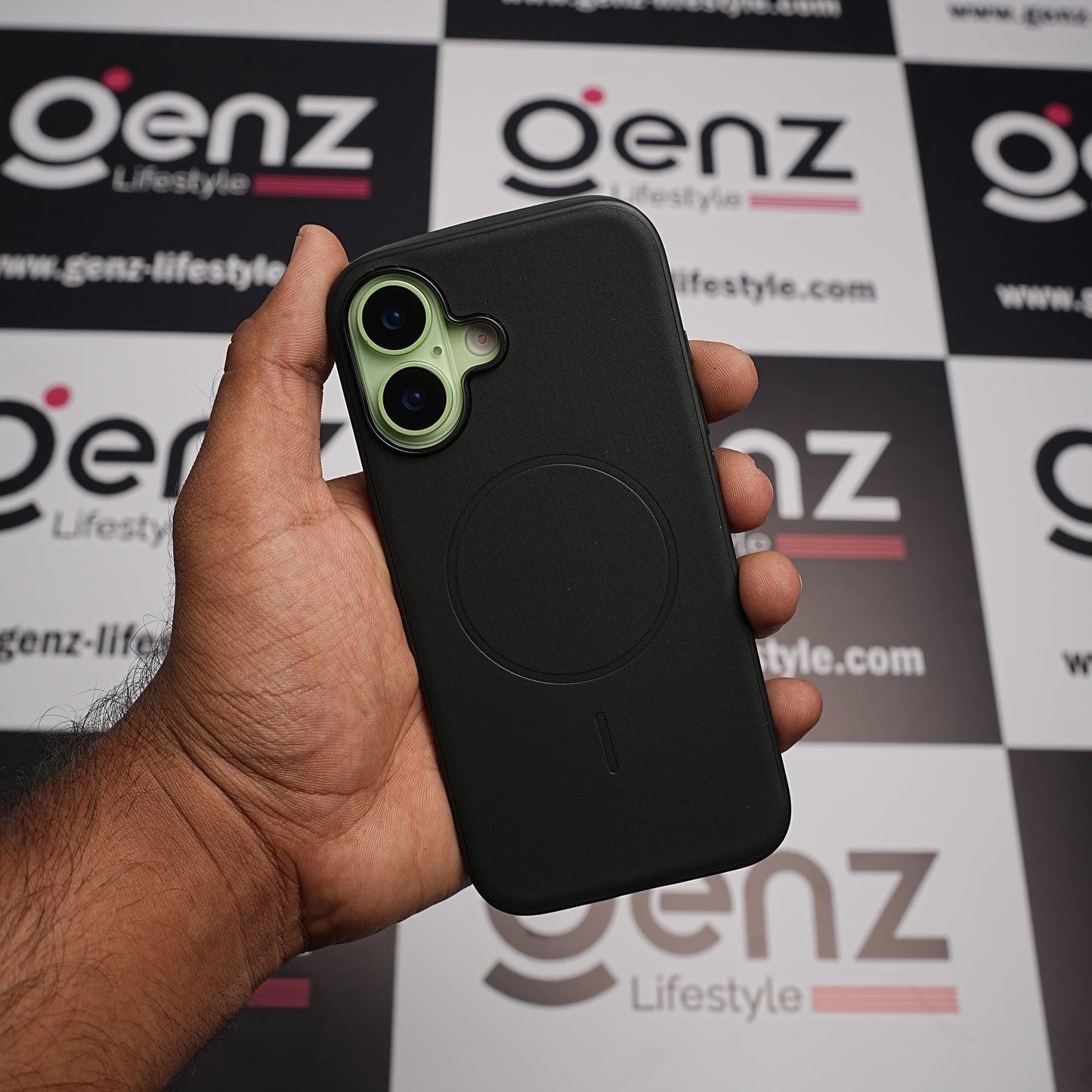 X-level Black Duke Leather case with MagSafe for iPhone