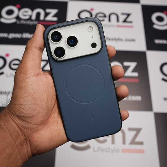 X-level Blue Duke Leather case with MagSafe for iPhone