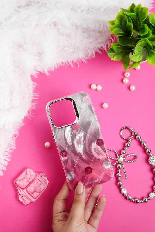 Chanel Bag Pop Socket With Chain Case for iPhone