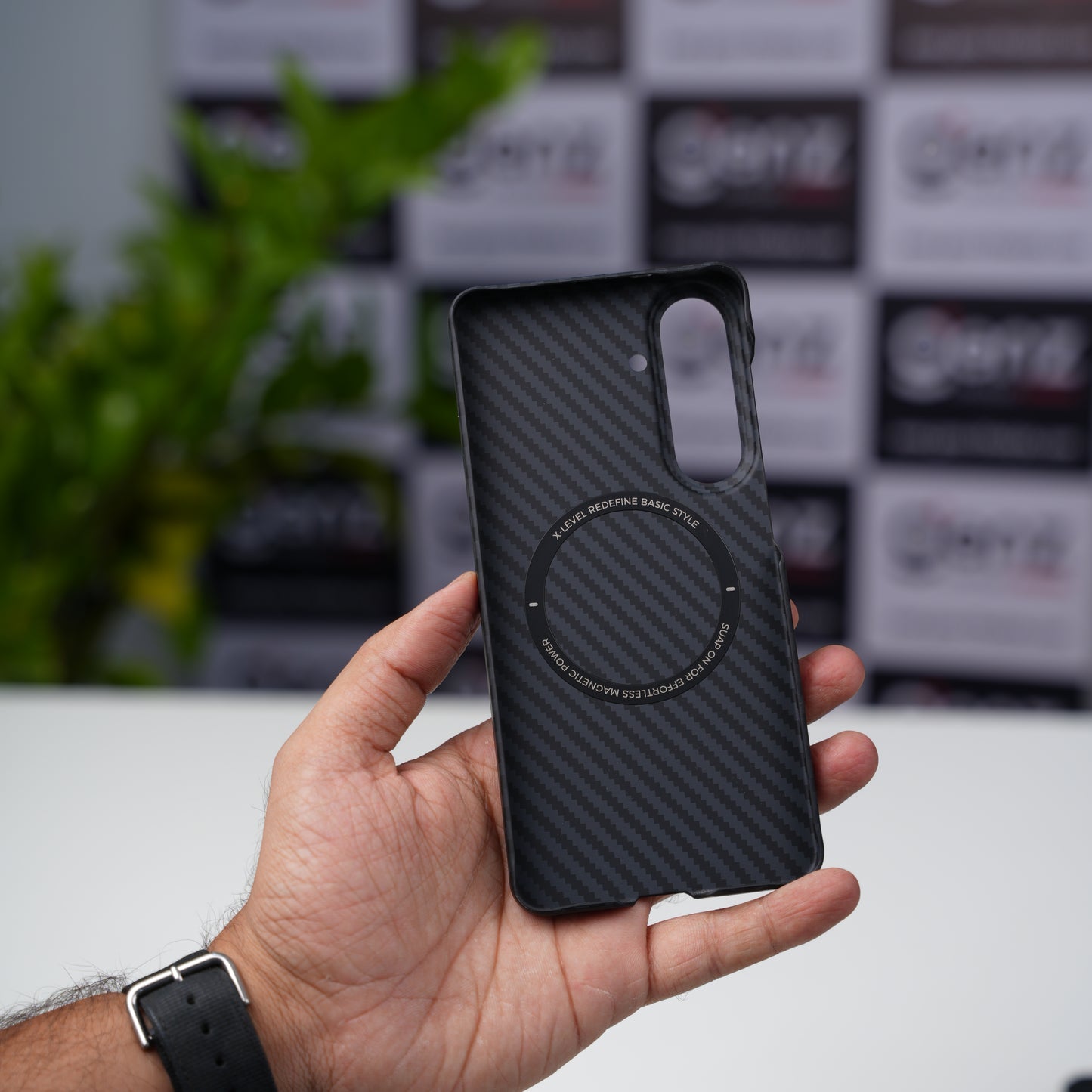 X-level Nanofiber Ultra-thin 0.68mm Carbon Fiber case with MagSafe for Samsung Galaxy S26 Plus