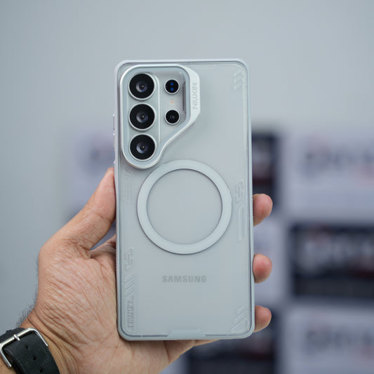 Nillkin MagSafe® Compatible Iceblade CamProp Case with Transparent Camera Cover for Samsung Galaxy S26 Ultra - Grey