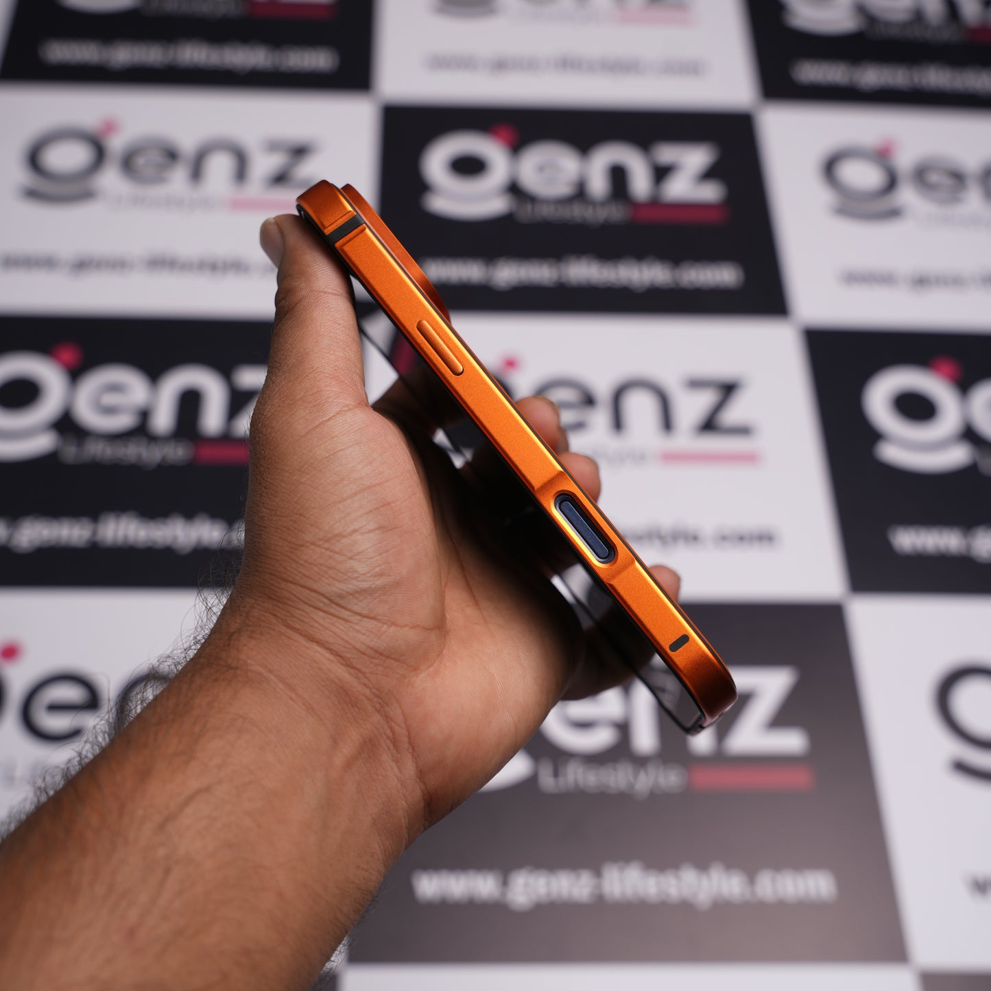 Xundd Orange Metal Hard Matte finish MagSafe Case for iPhone