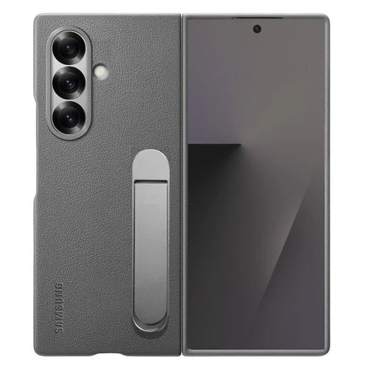 Grey Kindsuit Leather case with Kickstand for Samsung Galaxy Z Fold7