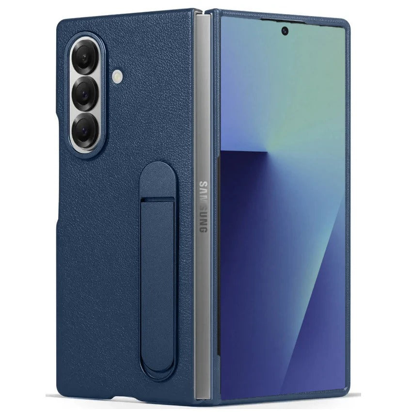 Blue Kindsuit Leather case with Kickstand for Samsung Galaxy Z Fold7