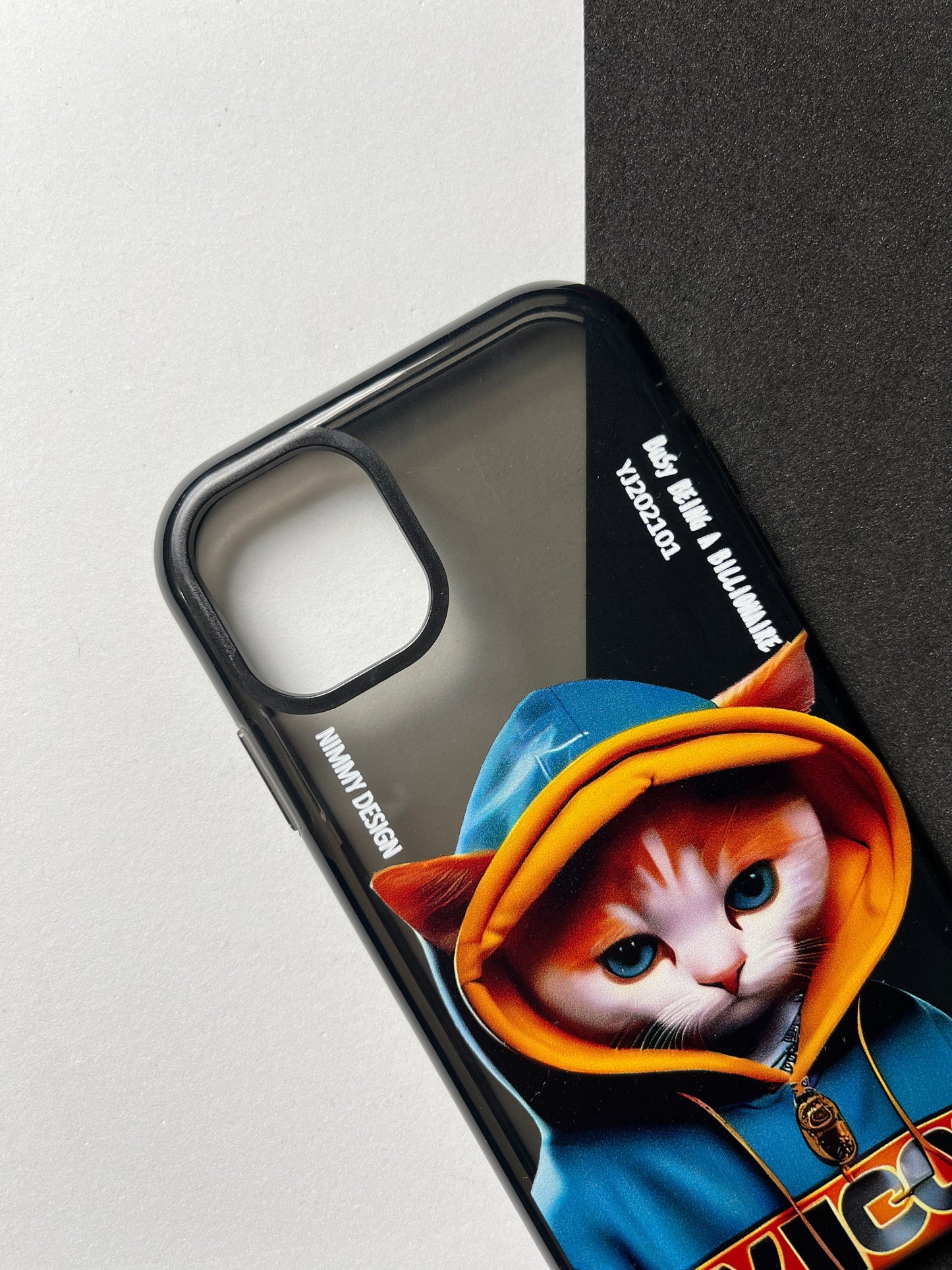 NIMMY Black Cat Bumper Case For iPhone