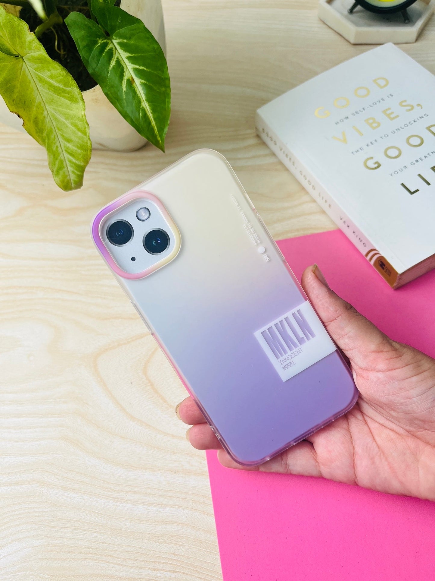 MiKALEN Innocent Purple Glow Case For iPhone