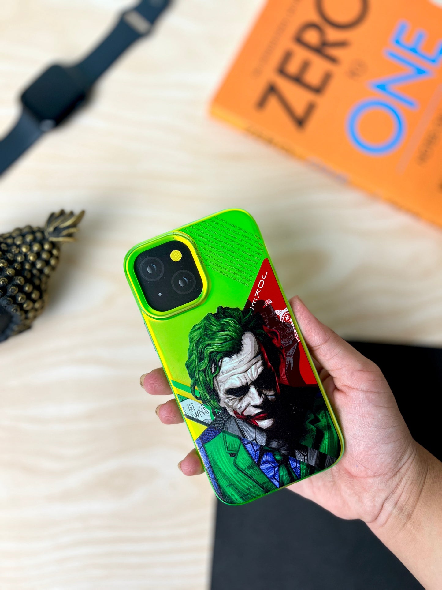 Jocker Face Neon Case For iPhone