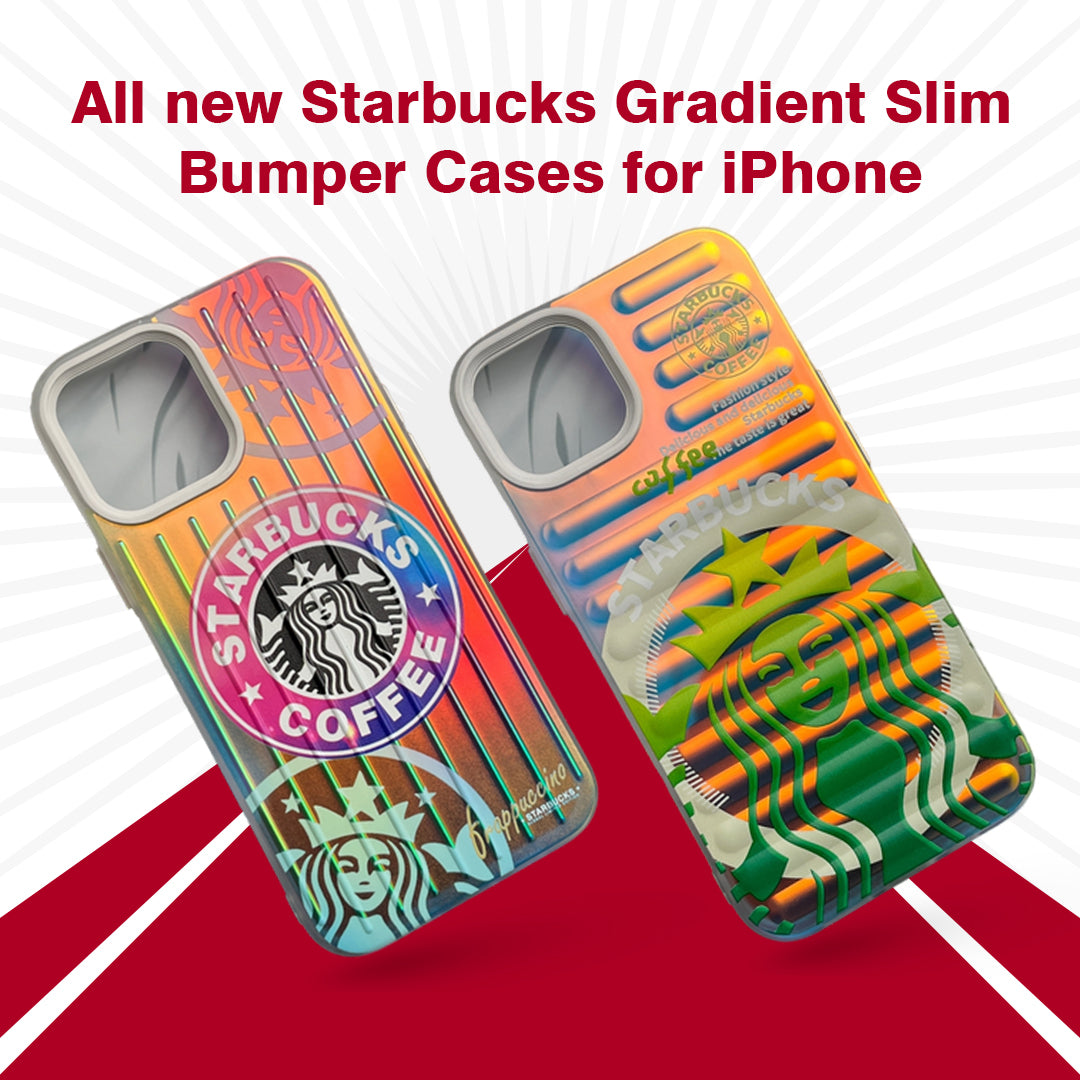 All new Starbucks Gradient Slim Bumper Cases for iPhone