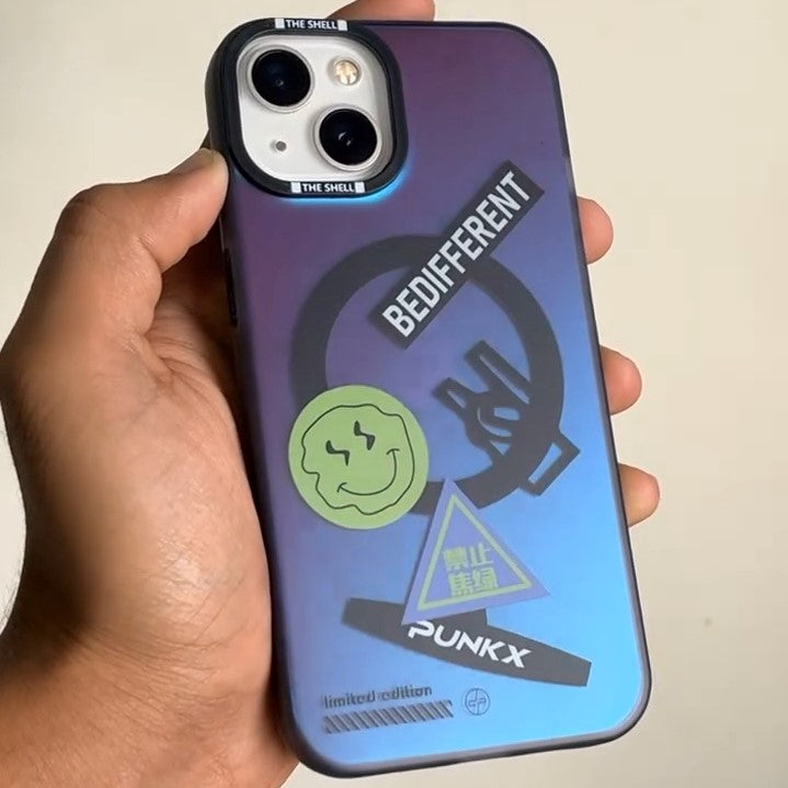 The SHELL PUNK X Printed case for iPhone