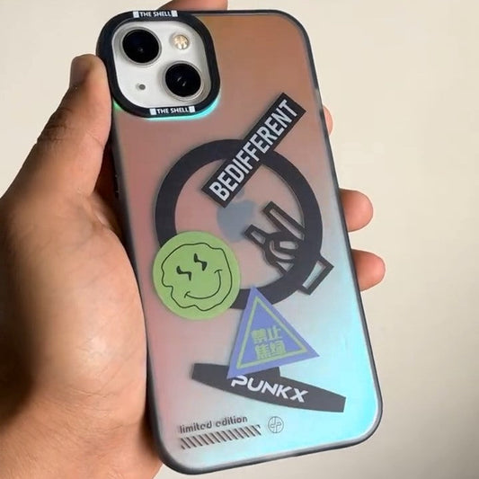 The SHELL BeDifferent Printed case for iPhone