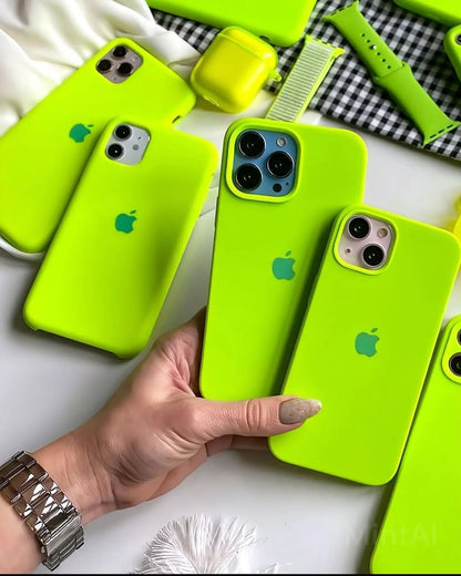 Neon Green OG Silicone Case for iPhone