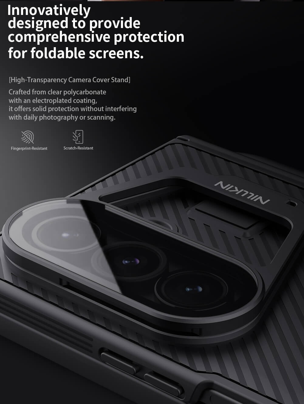 Nillkin Camshield Prop Magnetic Transparent Lens Guard Edition S-PEN Camera protective cover case for Samsung Galaxy Z Fold7