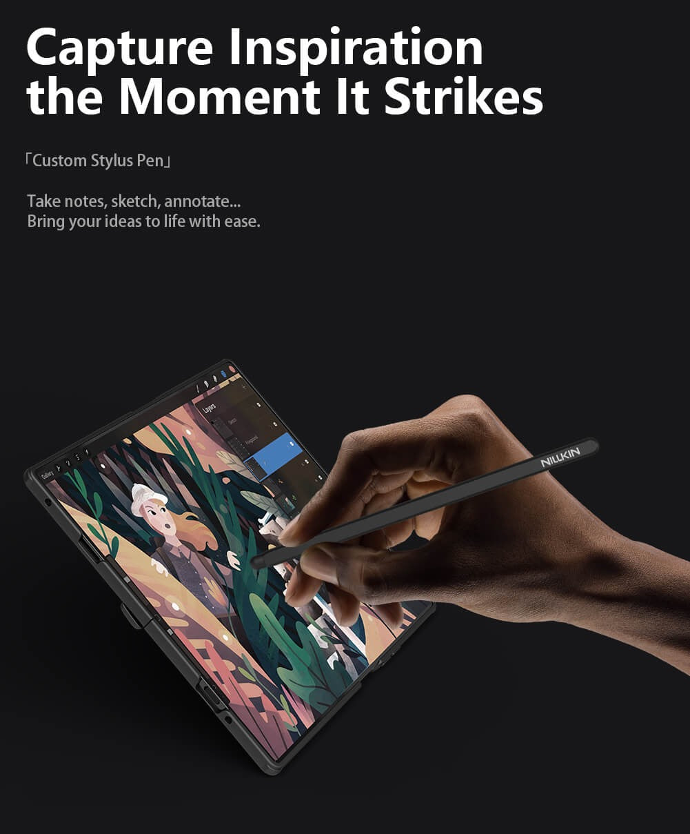 Nillkin Camshield Prop Magnetic Transparent Lens Guard Edition S-PEN Camera protective cover case for Samsung Galaxy Z Fold7