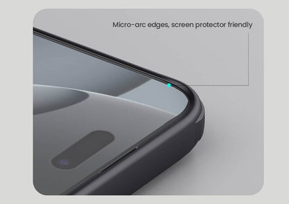 Nillkin Black Logo Cut Super Frosted Shield Pro Back Case for iPhone 16 Series