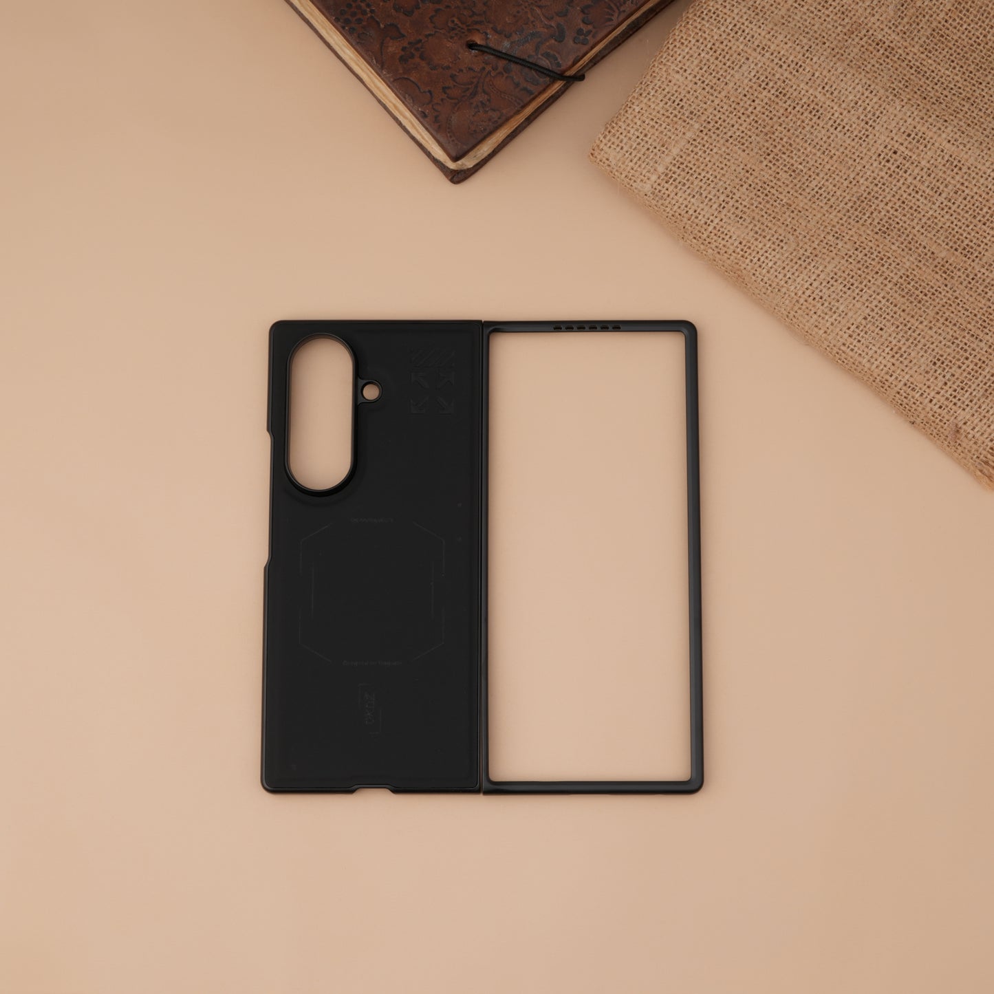 OKOZ Cyber Leather MagSafe Case for Samsung Galaxy Z Fold7